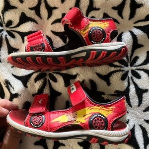 Lighting McQueen boys straps sandals